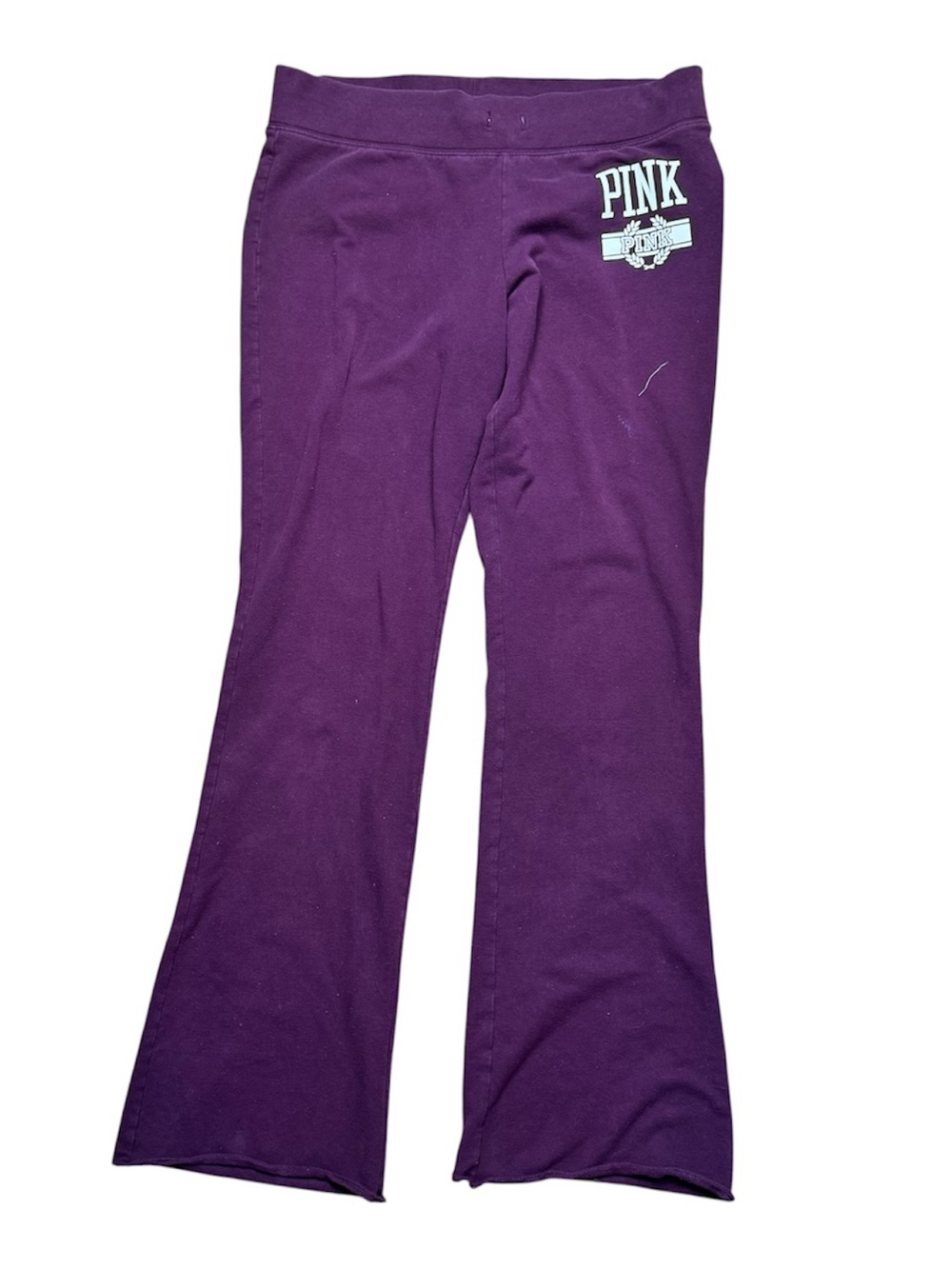 PINK Victoria's Secret Deep Purple Wide Leg Lounge Pants